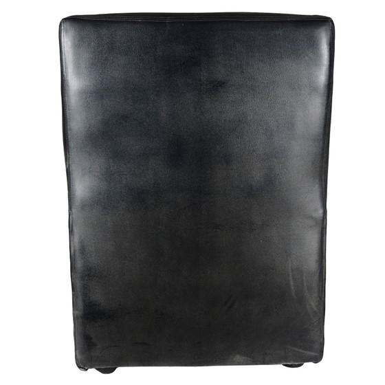 Sillón de Polipiel Negro Años 80 – Sillones, Vintage (photo 3 of 8)