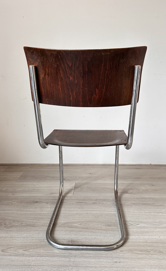 Image 1 of 4x Mart Stam Bauhaus-Stühle