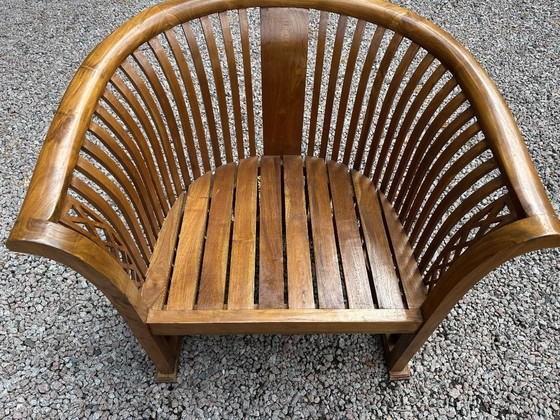 Handgefertigte Teakholz-Sofagarnitur aus Bali – Garten-Sets, Wood (photo 4 of 8)
