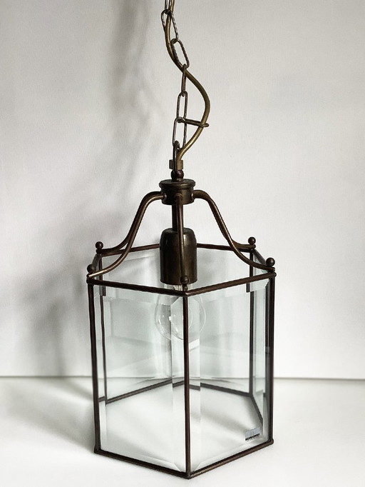 Lampe lanterne vintage EF Frantzen