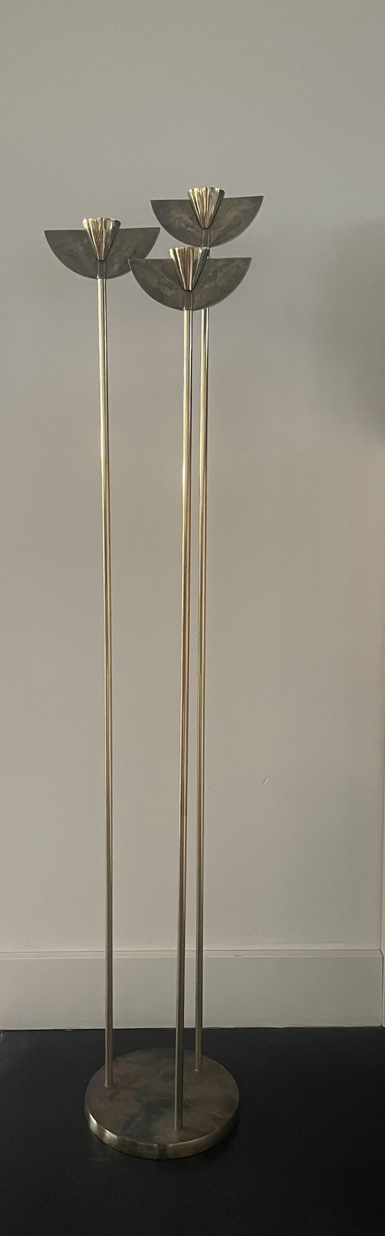 Image 1 of Rare Italian Vintage Design Floor Candlestick – Antonella Caprio Saviato (1970s)