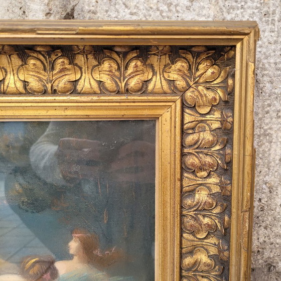 Image 1 of Pastello su carta “Danza”, secondo Leopold François Kowalski, inizio XX secolo