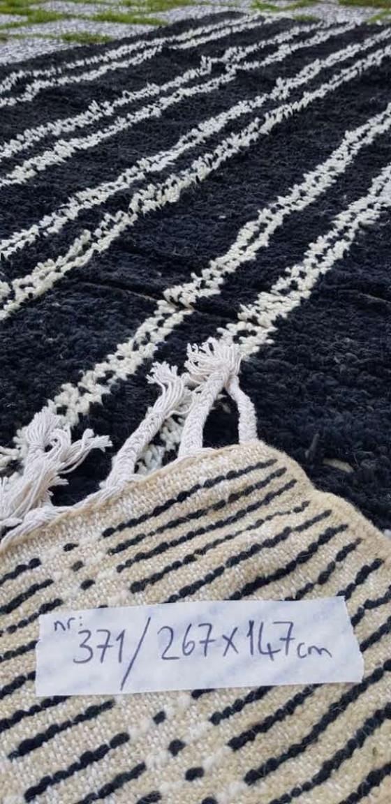 Image 1 of Alfombra bereber de lana anudada a mano, 267 x 147 cm