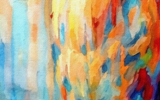 Image 1 of The Grace of Jesus Christ / Impressionist painting (60x60 cm)