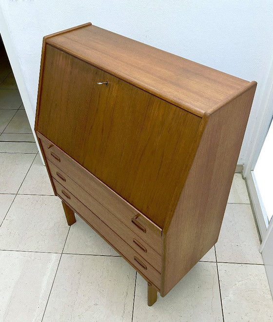 Image 1 of Vintage Deense secretaire Bernhard Pedersen & Zoon