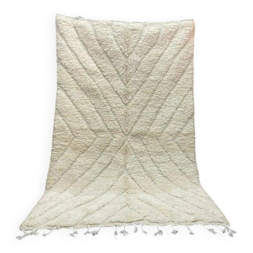 Tapis marocain artisanal décoré 250cm x 150cm