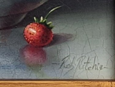 Image 1 of Wild Strawberries In Bowl By Rob Ritchie