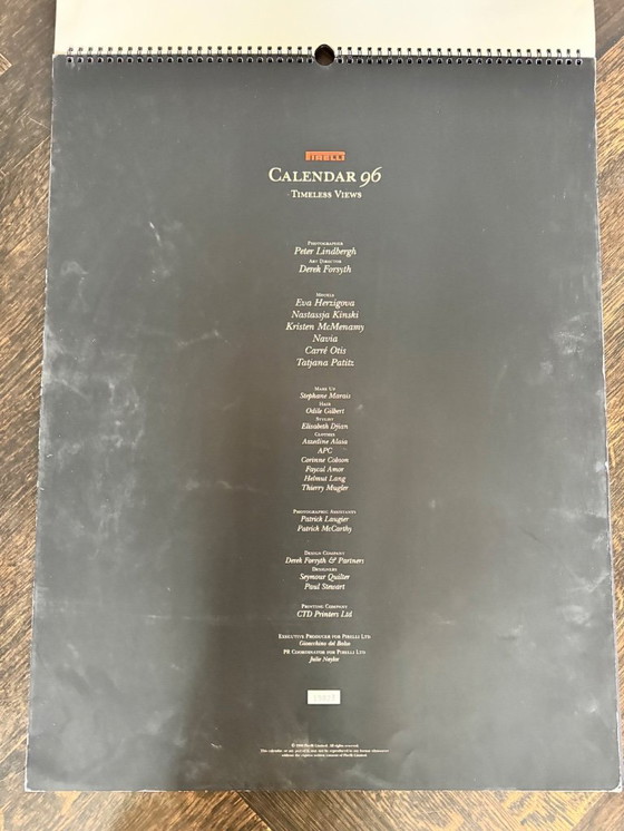 Image 1 of Calendario Pirelli 96