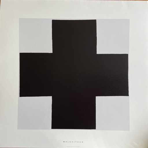 KS Malevich (1878-1935), Croce Nera, 1923, pubblicato da ActeIII Belgio