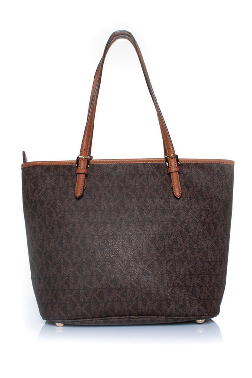 Michael Kors, shopper in tela con logo Jet set