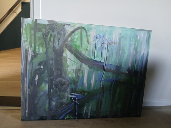 Painting Atelier Guglielmina – Paintings & Drawings, Textile, Canvas (photo 5 of 8)
