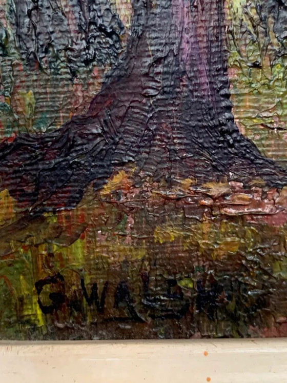 Table "Forest landscape". – Paintings & Drawings, Canvas (photo 6 of 7)
