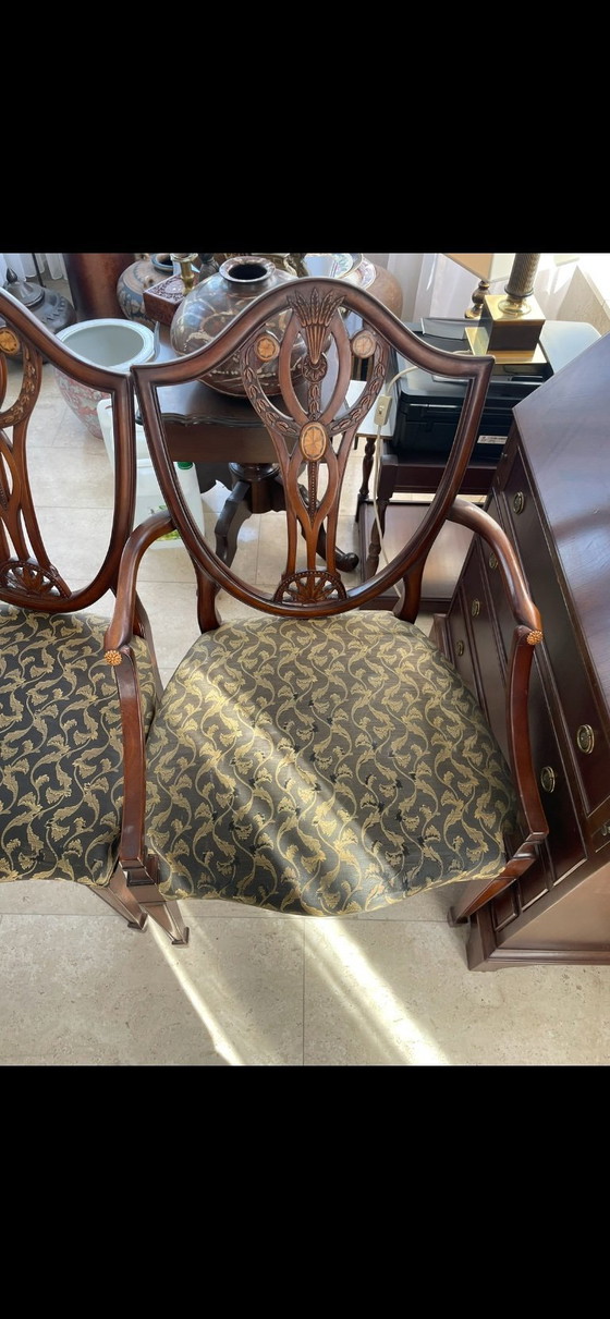 Image 1 of 6 Höllenstühle Mahagoniholz