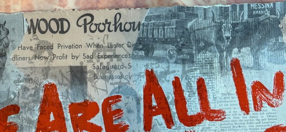 Image 1 of MR BRAINWASH — We zitten hier allemaal samen in — UNIEK 1/1