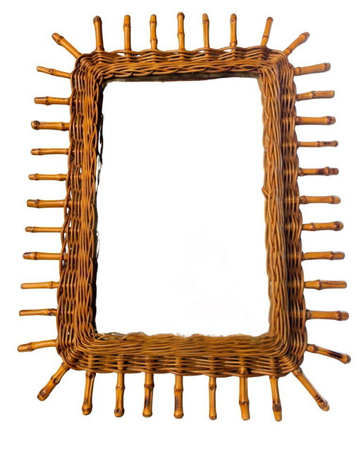 Bamboo Mirror c. 1960s