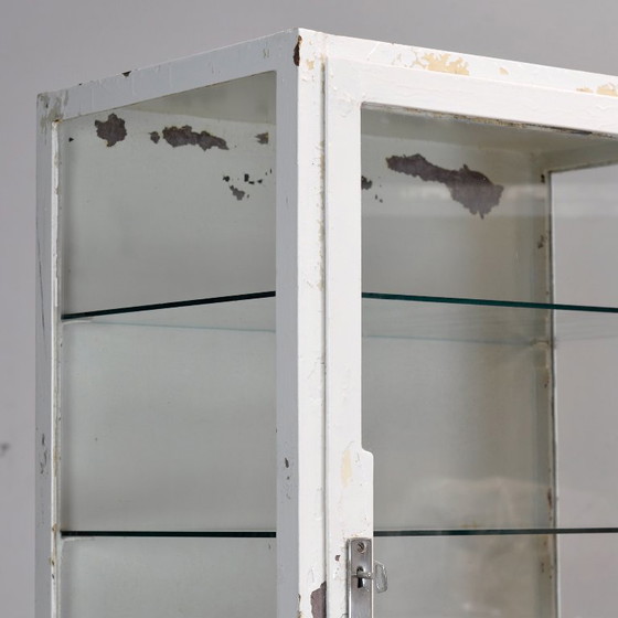 Image 1 of Iron medical cabinet, 1930s