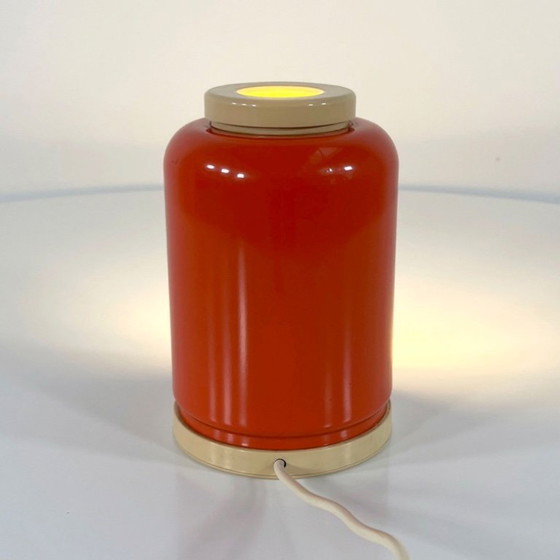 Image 1 of Lámpara de mesa Eclipse en naranja de Goffredo Reggiani para Reggiani, años 60