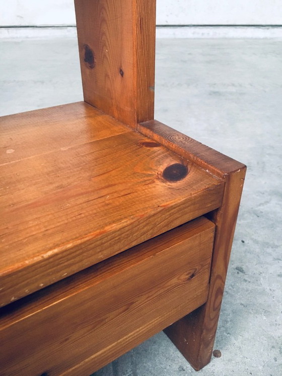 Image 1 of Midcentury Scandinavian Design Pine Bedside Table Set, 1960's Sweden