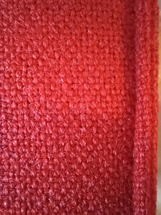Fauteuil Cube Rouge, Bijenkorf, Laine, Aluminium (photo 5 sur 5)