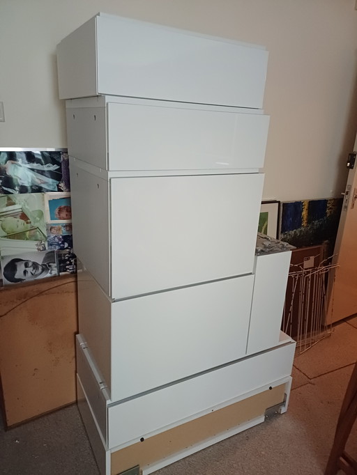 Interlubke drawer cabinets high gloss 7x