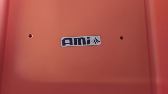 Image 1 of Vintage orange stool by Ami (France) - 1960s/70s