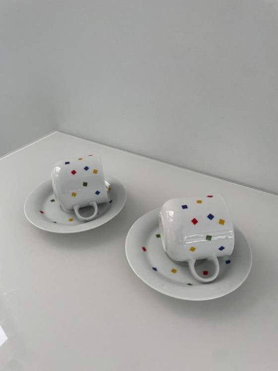 Vintage Eversberg Cups with Saucers – West Germany – Crockery, Porcelain (photo 9 of 16)