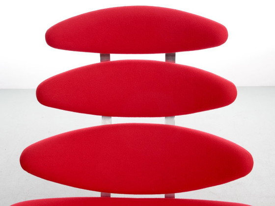 Een paar vintage Corona Scandinavische fauteuils – Erik Jørgensen Møbelfabrik, Metal (photo 8 of 13)