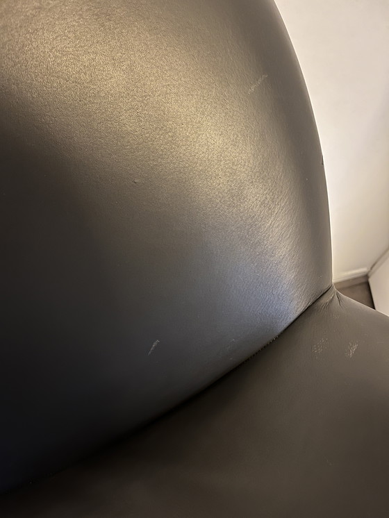 Image 1 of Poltrona Leolux Papageno pelle nera