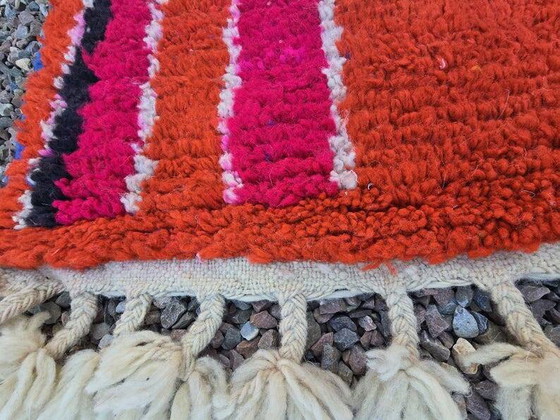 Marokkaans ecru vloerkleed met kleurrijke patronen 250cmx150cm – Vloerkleden en tapijten, Wool, Bohemian (photo 8 of 10)