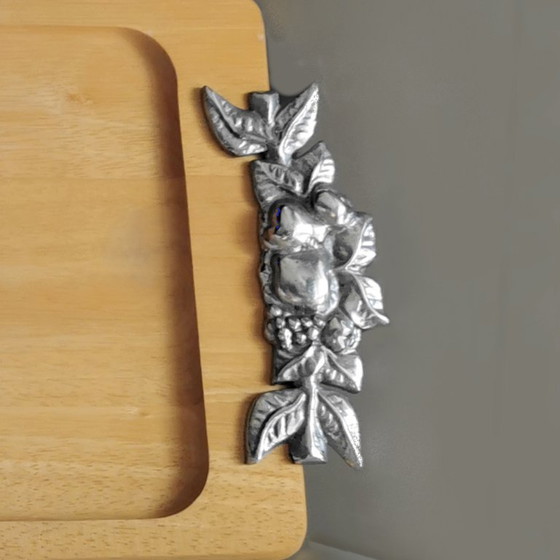 Image 1 of HOUTEN EN TINNEN SCHAAL