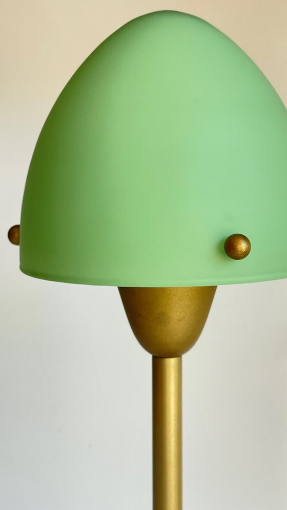 Image 1 of LAMPE SCE Verre Opalin VINTAGE