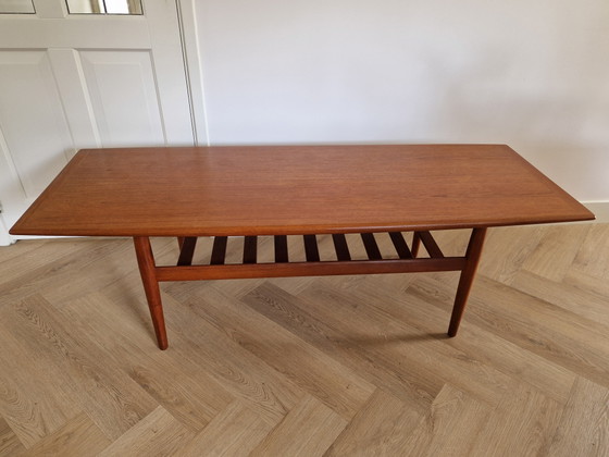 Image 1 of Tavolino da caffè vintage in teak Grete Jalk