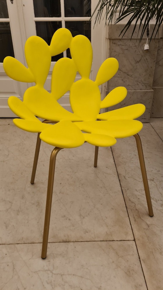 Image 1 of Filicudi Chair Colored 2x Fushia en 2x Geel Qeeboo