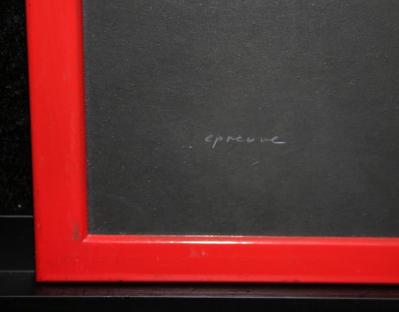 Image 1 of Megert, Christian - Hommage à Fontana - collage di specchi - firmato a mano