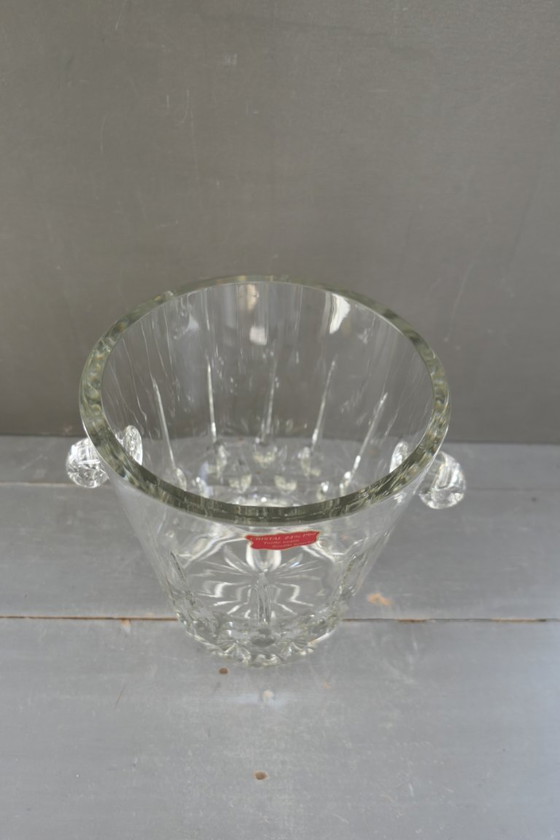Image 1 of Seau à champagne vintage Baccarat de Lorraine