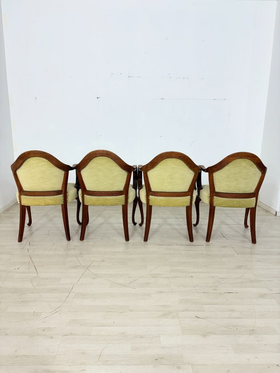 Image 1 of Set di 4 poltrone Chippendale / poltrone vintage / sedie da pranzo