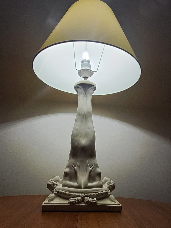 Image 1 of Lampe de table sculpturale rare Art Déco / Milieu du XXe siècle – Excellent état