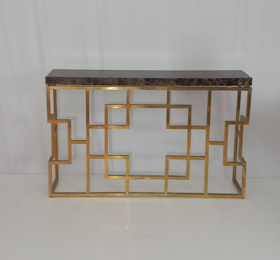 Image 1 of Marble Console, 80s