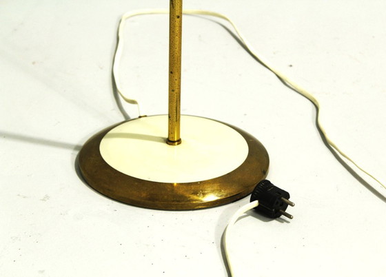 Image 1 of Italienische Stehlampe aus Messing mit drei Leuchten, 1960er Jahre