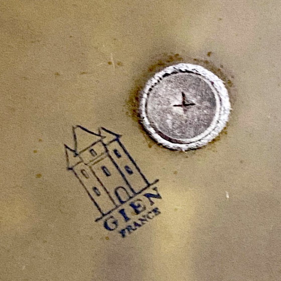 Image 1 of Serving dish / cheese board – Gien earthenware, 1970s