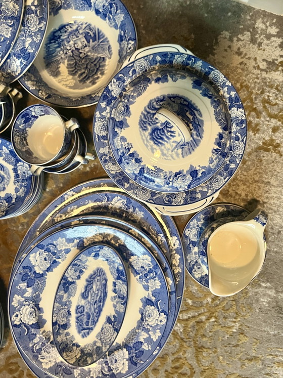 Vintage English Scenery Crockery - Enoch Woods – Enoch Wood & Sons, Porcelain (photo 4 of 15)