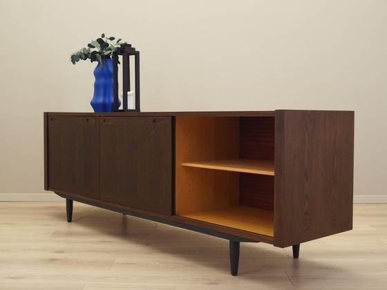 Image 1 of Buffet en chêne, design danois, années 1970, fabriqué par Skovby Møbelfabrik