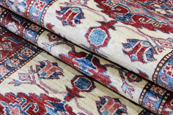 Image 1 of Original Hand-Knotted Kazak Antique Rug 283 x 85 cm