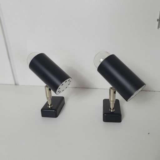 2x faretti da parete minimalisti vintage di SIS tipo 440