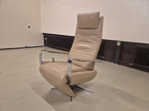 Jori Idaho - Poltrona reclinabile girevole - Pelle - Beige – verstelbare relaxstoel, Leather, Metal (photo 2 of 11)