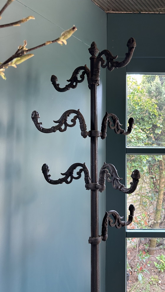 Image 1 of Magnifique porte-manteau ancien français authentique