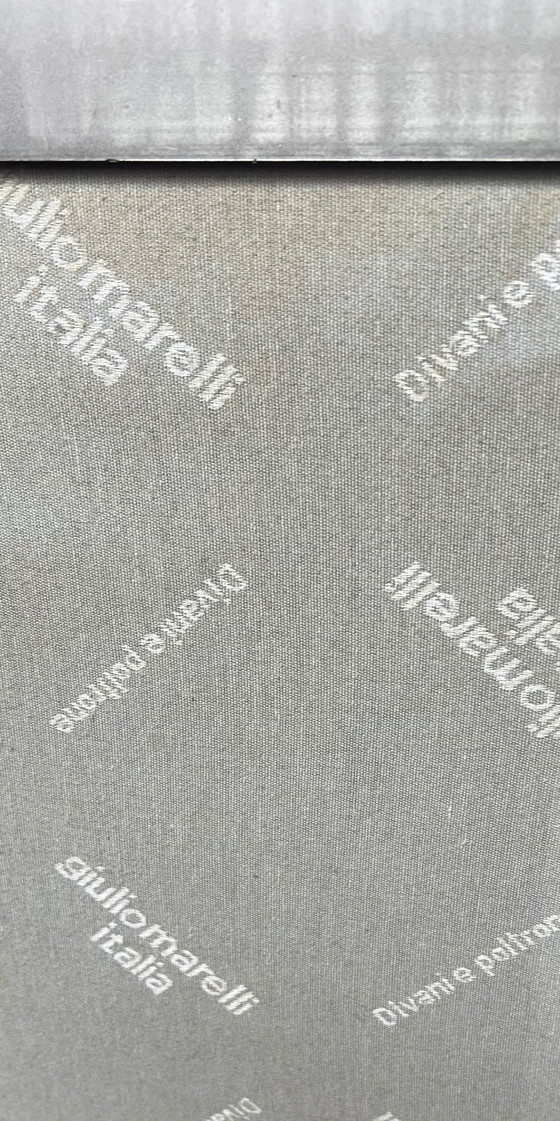 2 Fauteuils, Giulio Marelli, Cuir, Métal, Rouge (photo 5 sur 5)