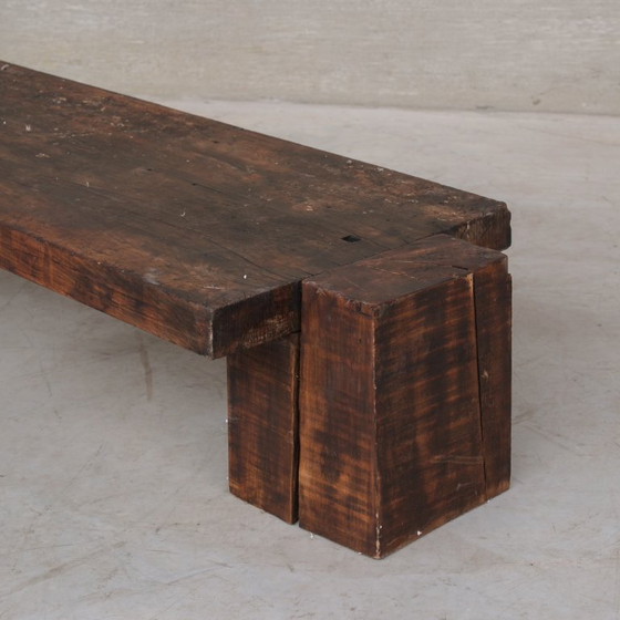 Image 1 of Mesa de centro antigua francesa hecha a medida por un artista