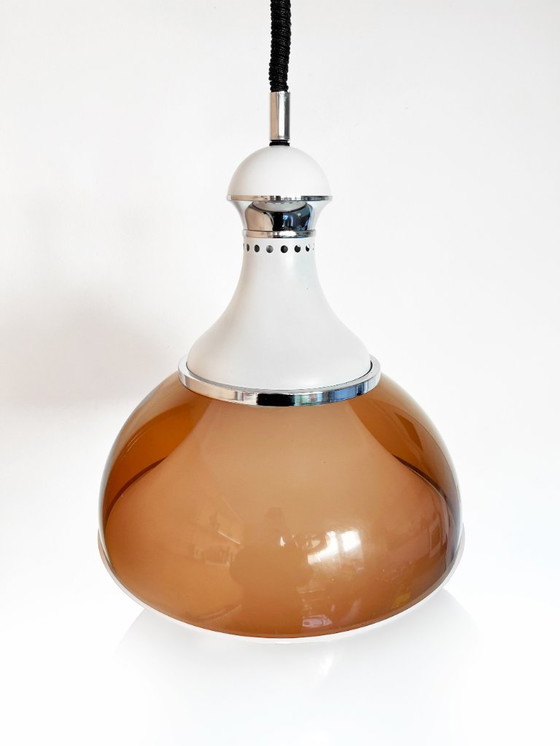 Image 1 of Suspension vintage Stilux Milano style futuriste