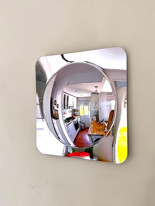 Espejo de Pared Convexo - Decoración Escultórica Moderna